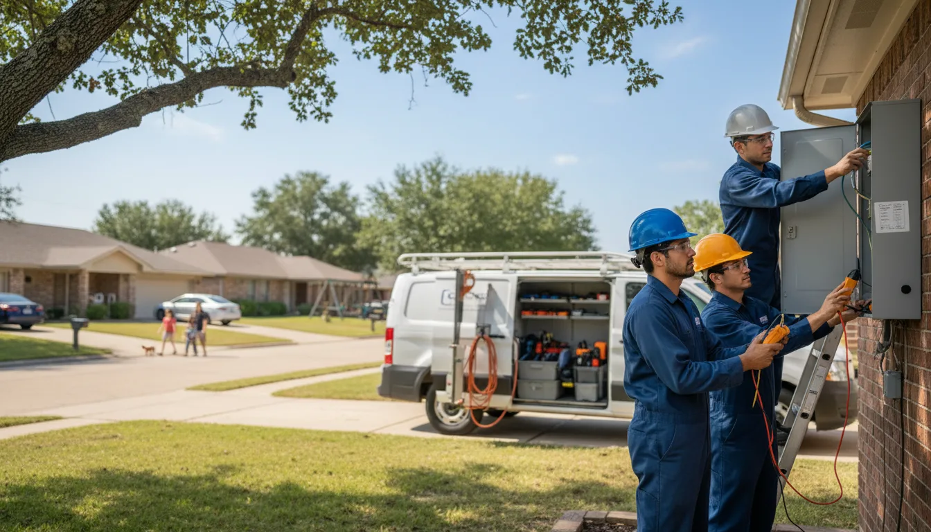 Certified electrician providing emergency electrical services in Bennet, NE